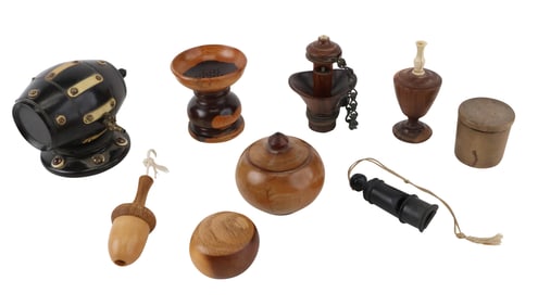 Group of Treen Table Articles