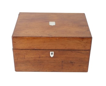 Regency Mahogany Valuables Box
