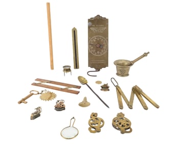 Group of Brass Vintage Tools