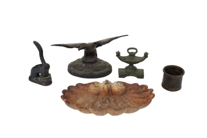 Group of Vintage Cast-Iron Items