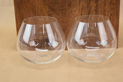 Pair of Tiffany & Co Elsa Peretti Brandy Glasses
