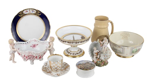 Group of Assorted Porcelain Table Articles