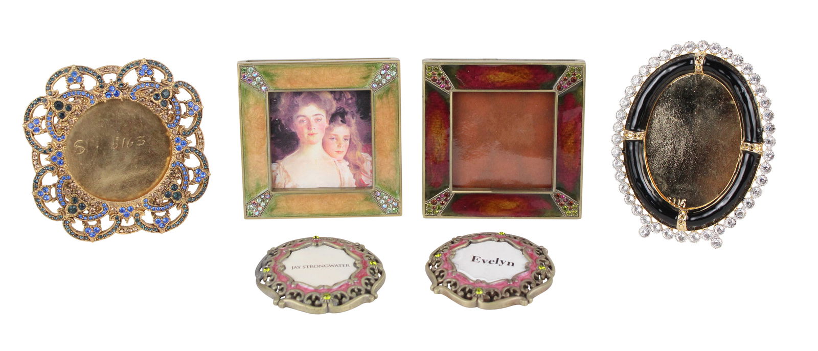 Six Jay Strongwater Miniature Picture Frames (1 of 17)
