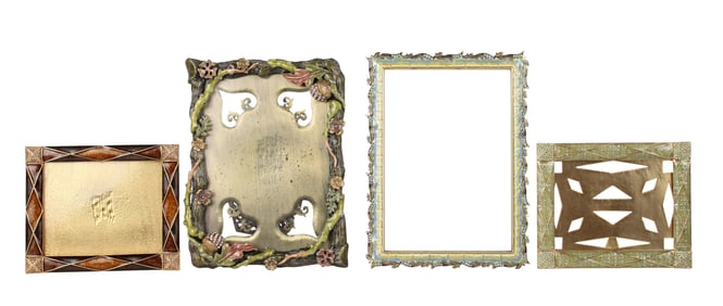 Four Jay Strongwater Picture Frames