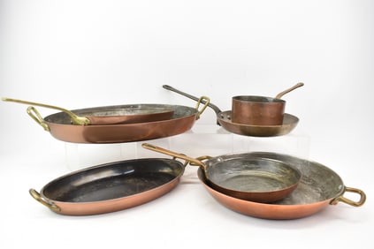 Group of French Copper Cookware