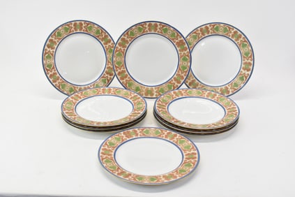 Set of 10 Superieur Limoges France Dinner Plates