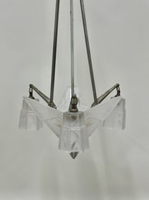 Vintage Art Deco Hanging Light Fixture