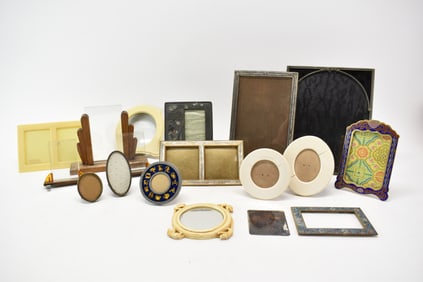Group of Assorted Desk Top Picture Frames