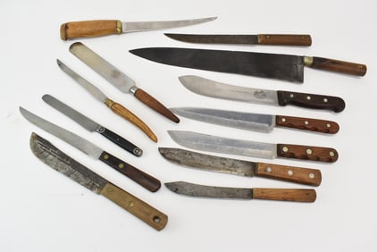 Vintage Group of Assorted Carving Knives