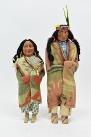 Two Skookum Native American Dolls