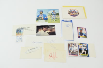 Group of NY Mets Signed Memorabilia, Gary Carter