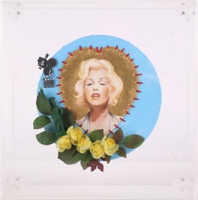 Gabriel Ortega, Marilyn Monroe, Mixed Media in Box