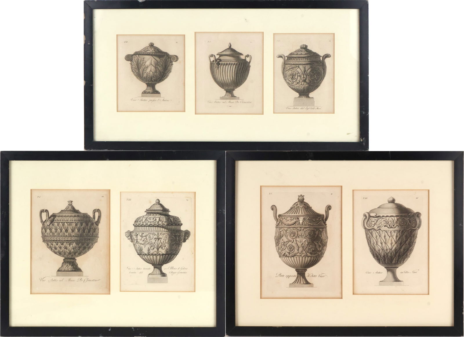 Classical Urns, Engravings (1 of 12)