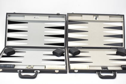 Two Backgammon Travel Boards