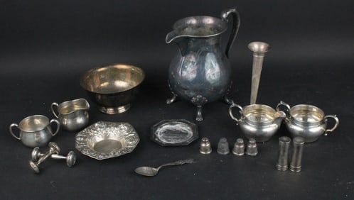 Sterling Silver and Silver Plated Table Wares