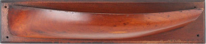 Vintage Half Hull Model