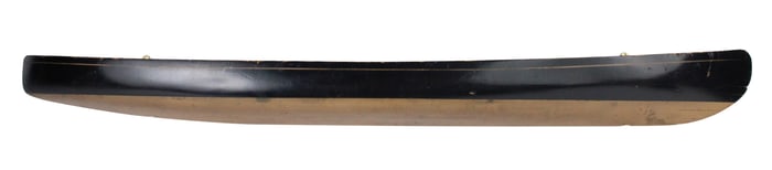 Builder's Half Model of a Rounded-Stern Vessel