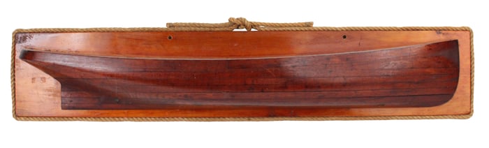 Builder's Half Model of a Tugboat