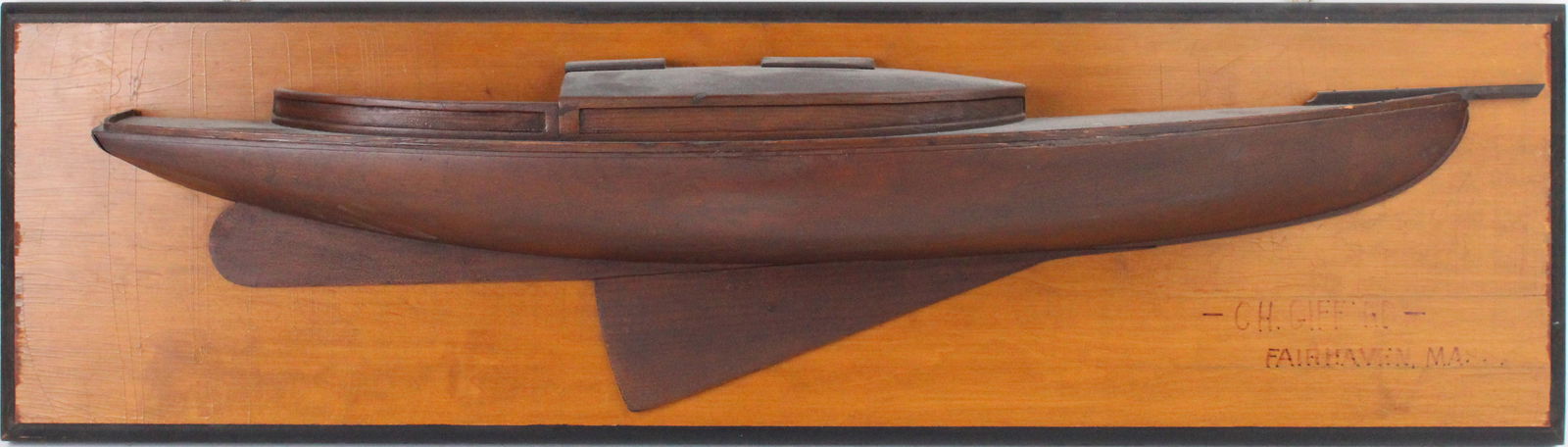 Half Hull Model of a Sailing Vessel (1 of 6)