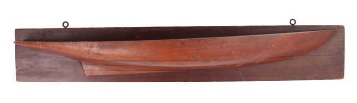 Builder's Half Model of a Sailing Vessel
