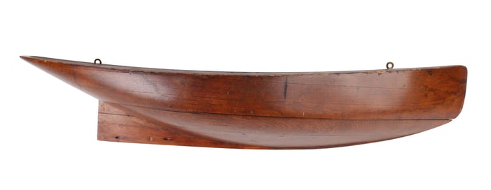 Builder's Half Model of a Sailing Vessel