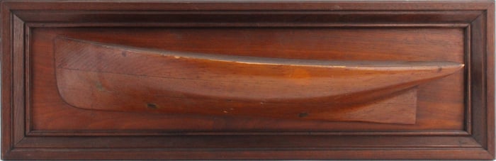 Builder's Half Model of a Boat
