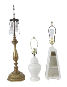 Large Brass Table Lamp