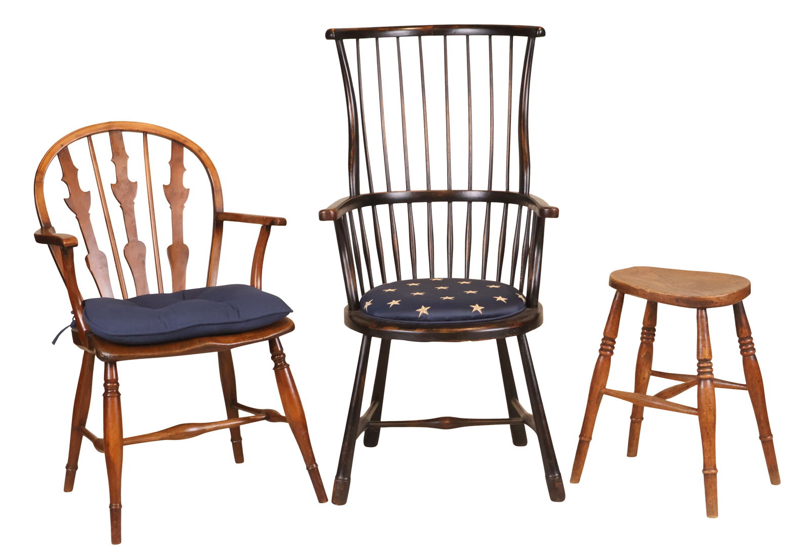 Black Painted Windsor Armchair (1 of 13)