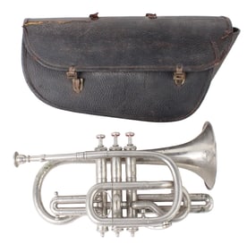 Champion Silver Piston Chicago Cornet