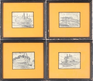 Four Riverboats, Prints