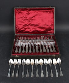 Group of Austro-Hungarian 800 Silver Flatware