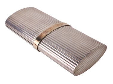 Angeletti Sterling Silver Cylinder Evening Purse