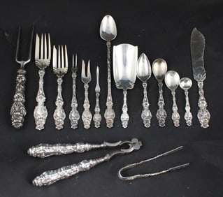 Sterling Silver 1902 Lily Pattern Flatware