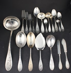 Sterling Silver 1874 Japanese Pattern Flatware