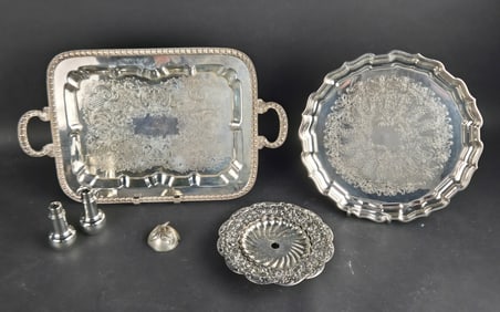Sterling Silver Circular Butter Dish