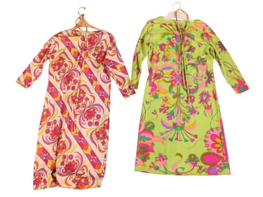 Two Vintage Paola Davilli Dresses