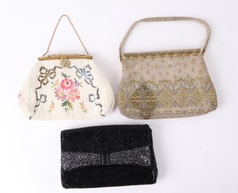 Three Beaded Evening Bags