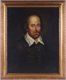 Portrait of William Shakespeare, Oil on Canvas