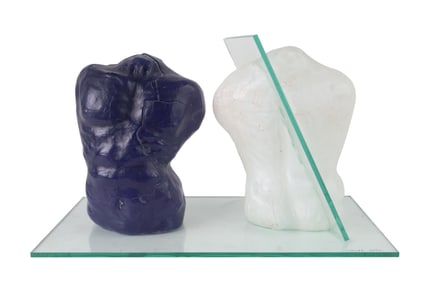 Duncan House, Counting to Three, Glass Sculpture