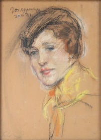 Portrait of a Woman, Pastel Study