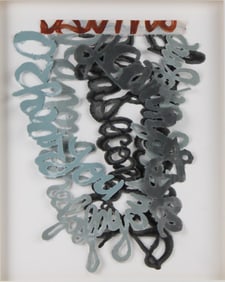 Mark Fox, 1963-, i cannot see or hear you, Paper Variables