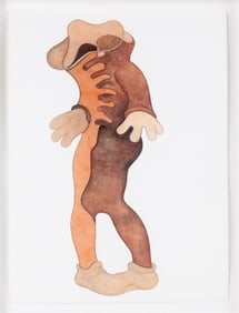 Marcia Kure, 1970-, A New York Minute, Mixed Media on Paper