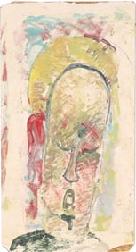Purvis Young, American 1943-2010, Untitled, Paint on Particle Board