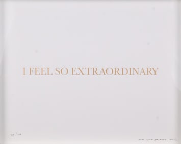 Aldo Chaparro, 1965-, I Feel So Extraordinary, Mixed Media on Paper