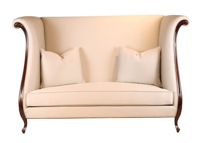 Christopher Guy Modern High Back Settee
