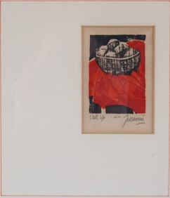 Antonio Frasconi, American 1919-2013, Still Life, Woodblock Print