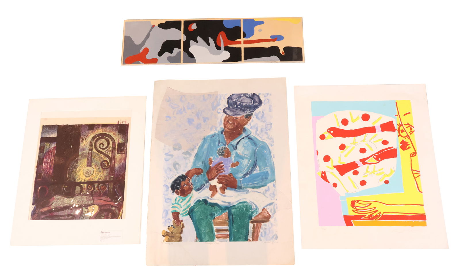 Hans Richter, 1888-1976, Abstract, Screenprint on Board (1 of 17)