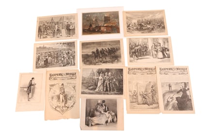 Group of Assorted Harper's Weekly, Prints