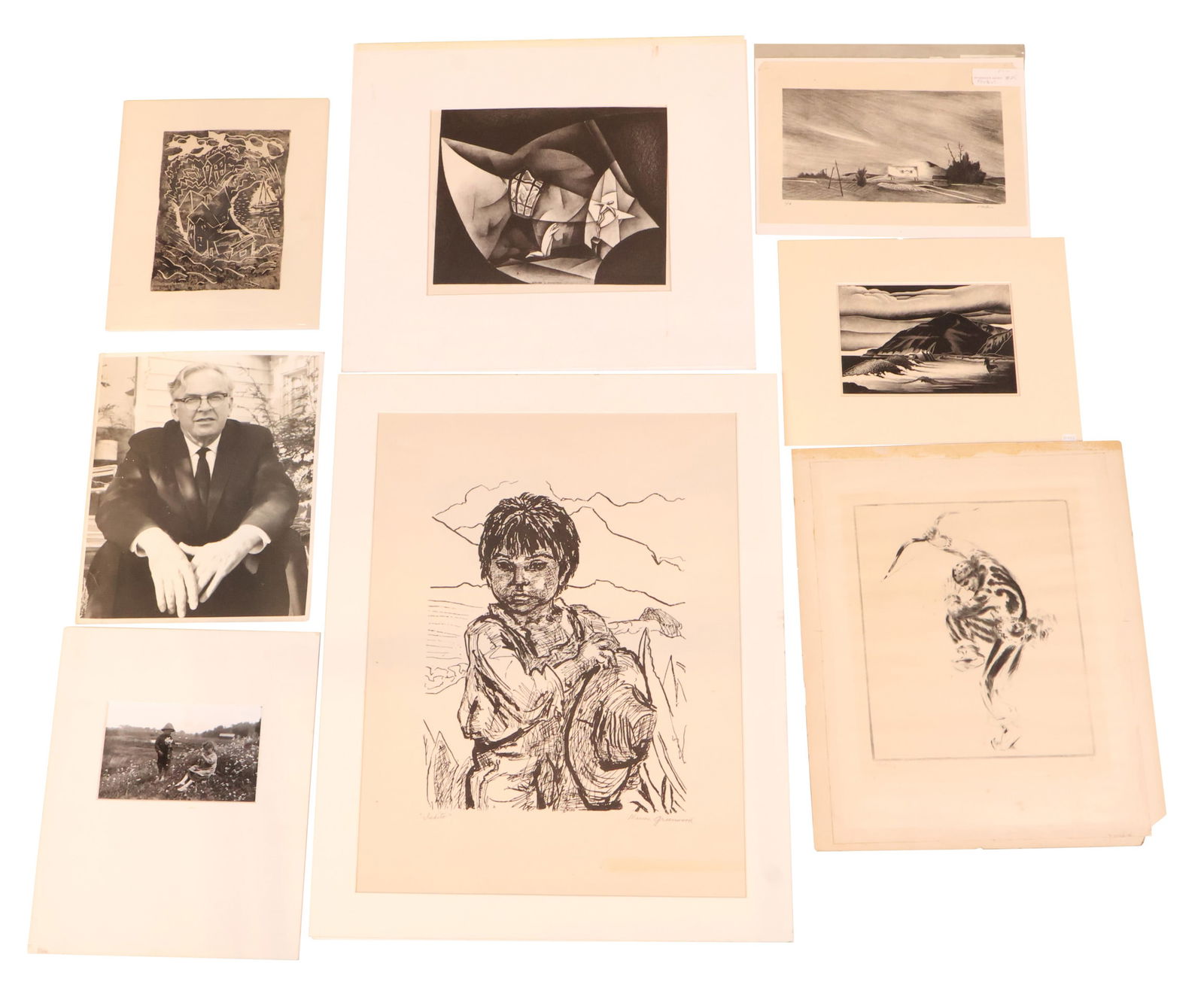 Karl Eugene Fortess, 1907-1995, Billboard, Black and White Engraving (1 of 16)