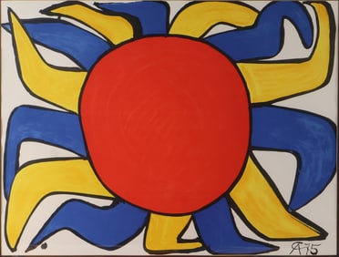 Alexander Calder, American 1898-1976, The Sun, Print